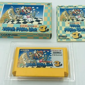 Super Mario Bros. 3 Nintendo Famicom NES Japan COMPLETE Box Handbuch 1988 Brothers