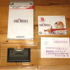 Final Fantasy II 2 (Wonderswan Color, 2001) with box and manual complete FF2