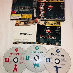 DeathMask Playstation PS1 Japonia KOMPLETNA cyberpunk CG Przygoda Anioł Devoid