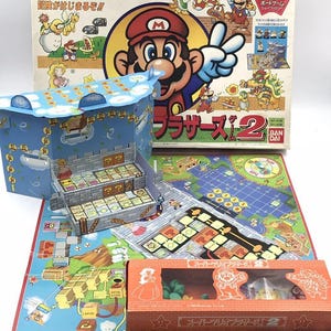 Super Mario Bros. 2 Brettspiel von Bandai Japan 1986 Lost Levels Nintendo Brother