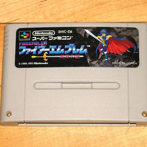 Fire Emblem: Mystery of the Emblem Monshou no Nazo Nintendo Super Famicom Japan