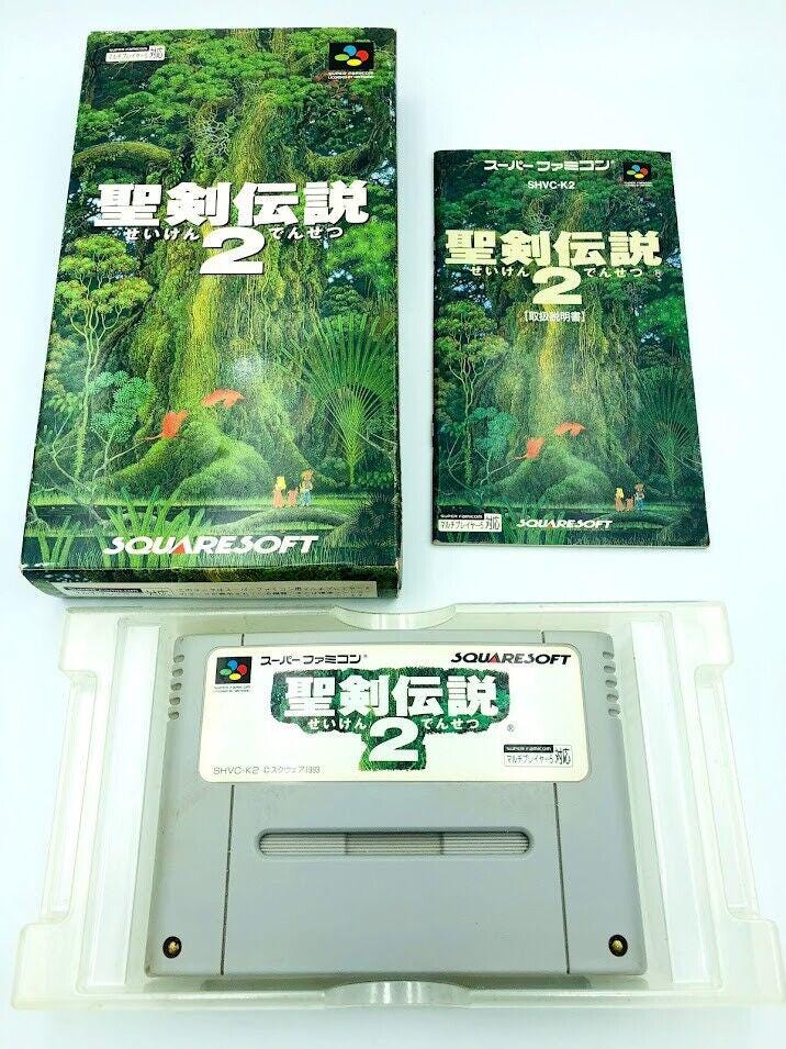 Seiken Densetsu 2 (secret of Mana) Nintendo Super Famicom Japan Seiken Densetsu 2 (secret of Mana) Nintendo Super Famicom Japan