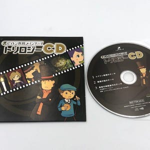 Professor Layton Main Theme Trilogy original soundtrack CD w LIVE version DS/3DS