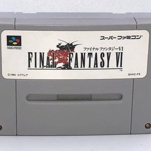 Final Fantasy VI Super Famicom (SNES) Japanese Super Nintendo Squaresoft FF6