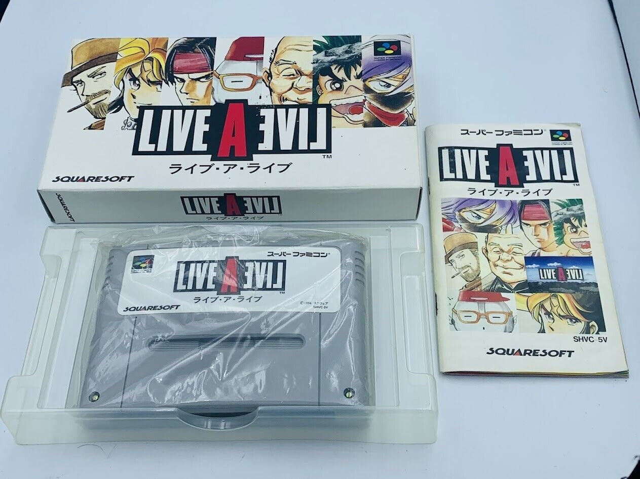電池交換済み ライブ・ア・ライブ スーパーファミコン SFC あつく 電池交換済み ライブ・ア・ライブ スーパーファミコン SFC あつく