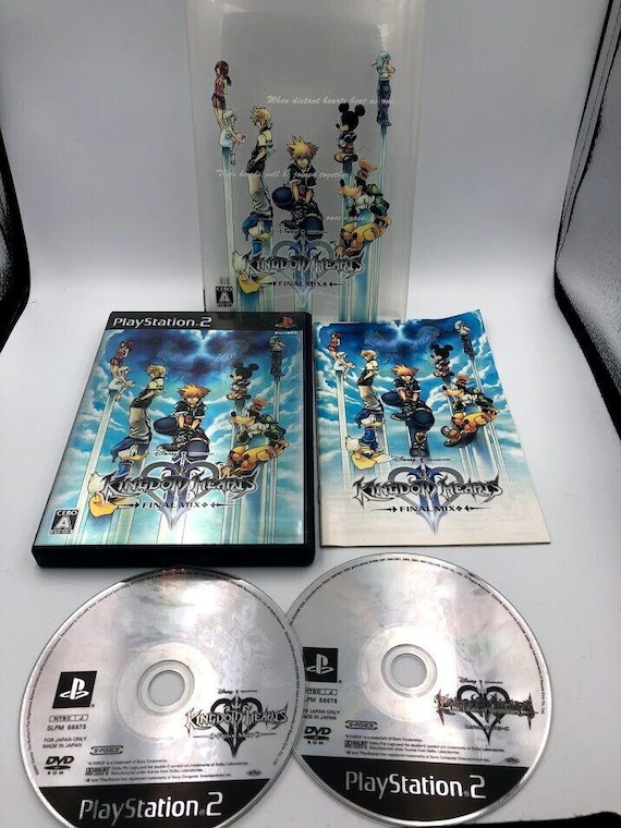 Kingdom Hearts II Final Mix+ Playstation 2 Limited Edition W