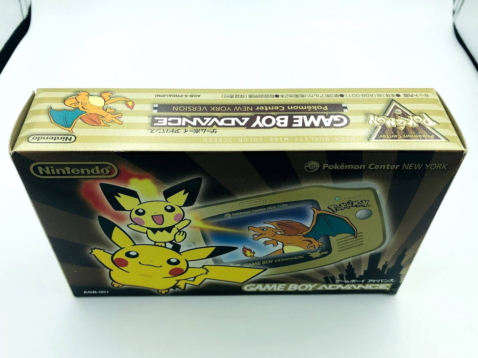 Pokemon Center NEW YORK Limited PIKACHU Gold GAMEBOY ADVANCE CONSOLE G –  Hakushin Retro Game shop