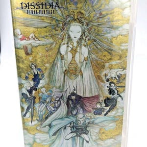 Dissidia Final Fantasy Limited Edition Gold Yoshitaka Amano Cover PSP Japan