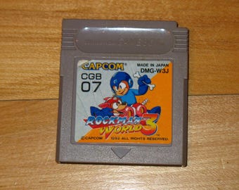 Rockman World 3 (alias Mega Man III) Nintendo Game Boy Import Japon Megaman 3
