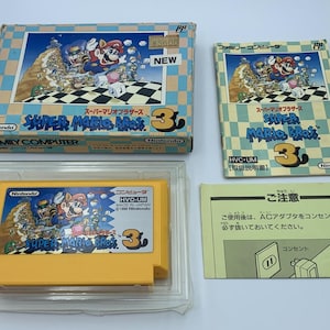 Super Mario Bros. 3 Nintendo Famicom NES Japan COMPLETE Box Handbuch 1988 Brothers