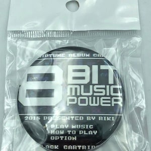 8-Bit Music Power promo pin badge can badge Famicom game Famiclone NES chiptune