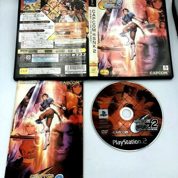 Capcom vs SNK 2 Playstation 2 Japan complete case & manual PS2 Millionaire Fight