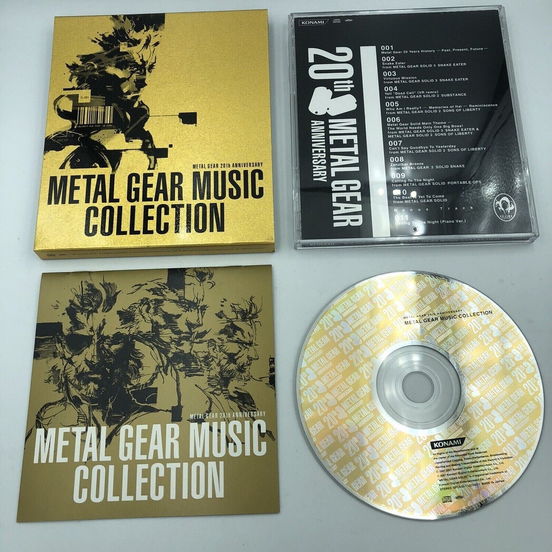 Metal Gear Solid 20th Anniversary Metal Gear Music Collection Etsy