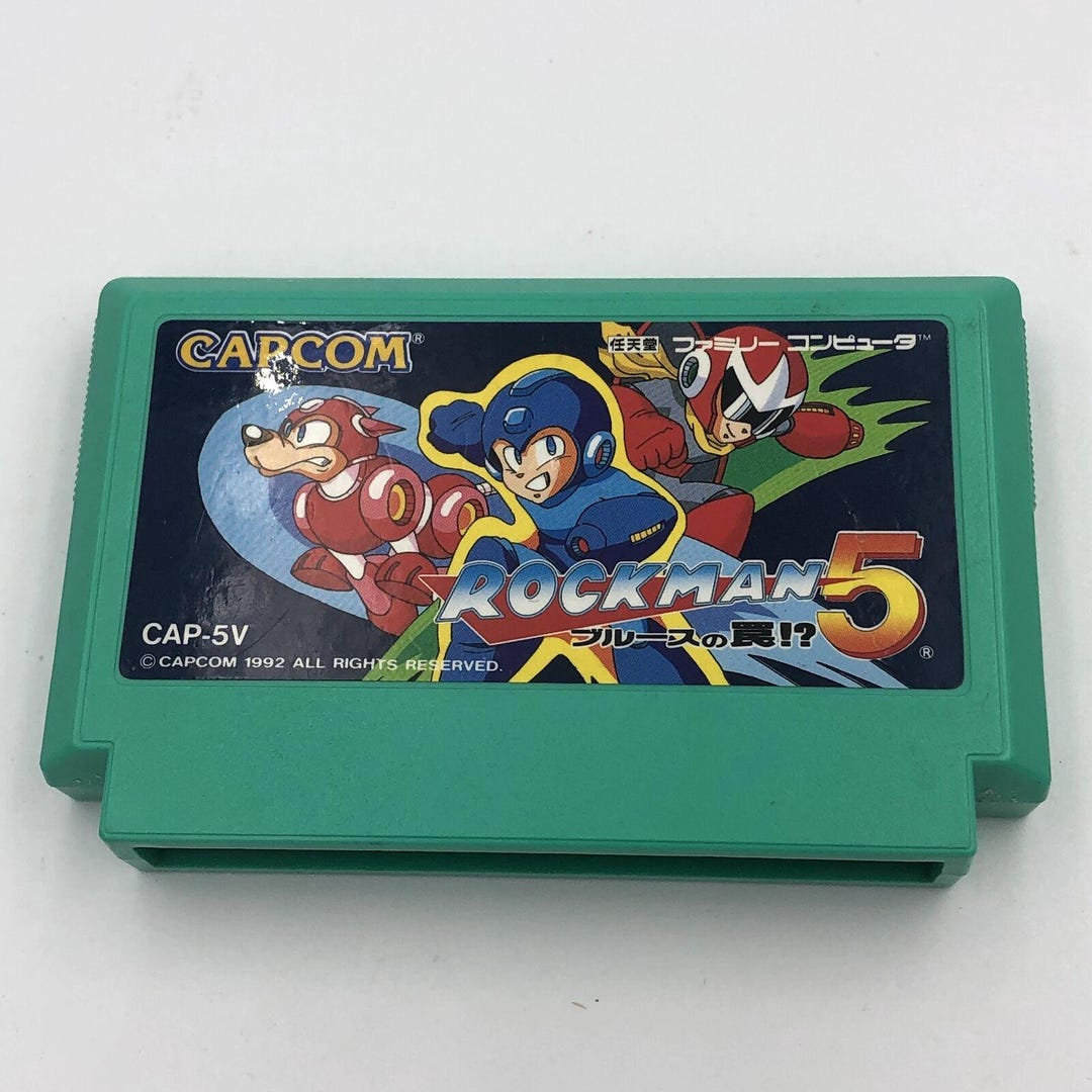 ロックマン5 任天堂 ファミコン (NES) 日本 カプコン ロックマン5