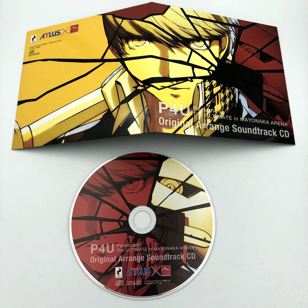 P4U Persona 4 the Ultimate Original Arrange Soundtrack Promo CD