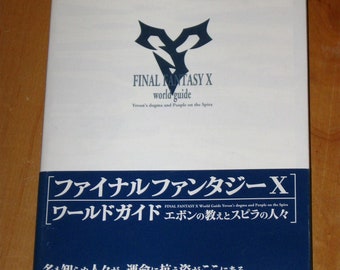 Final Fantasy X World Guide Japanese Art Book Novellas, Artbook