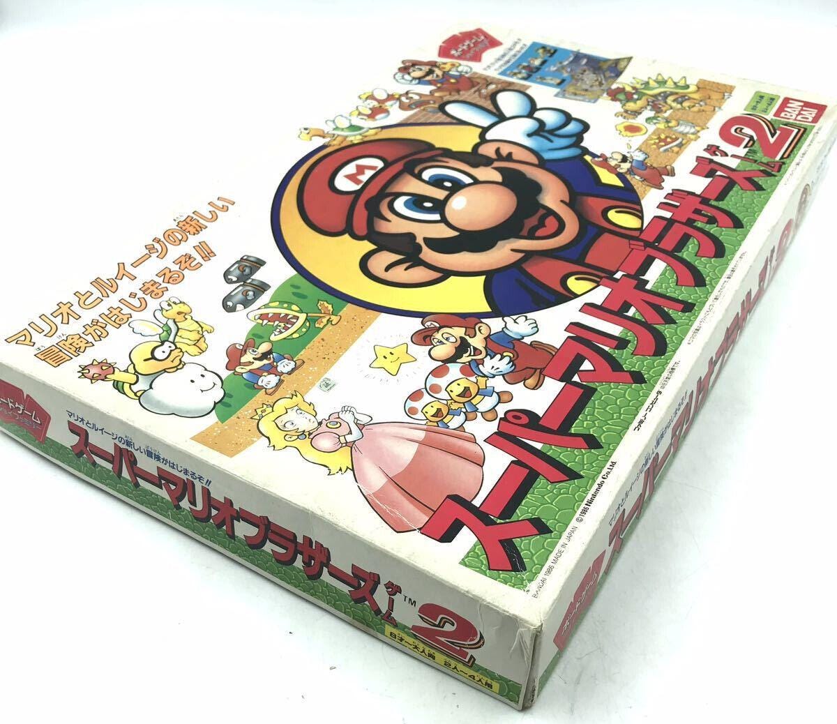 Super Mario Bros. 2 Board Game by Bandai Japan 1986 Lost Levels