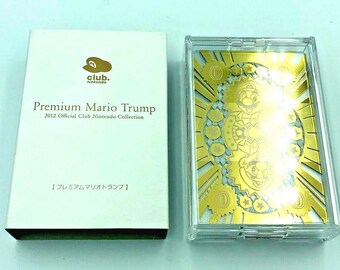 クラブニンテンドープレミアムマリオトランプトランプゴールド＆クリア