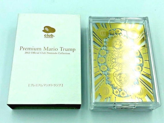 クラブニンテンドープレミアムマリオトランプトランプゴールド＆クリア