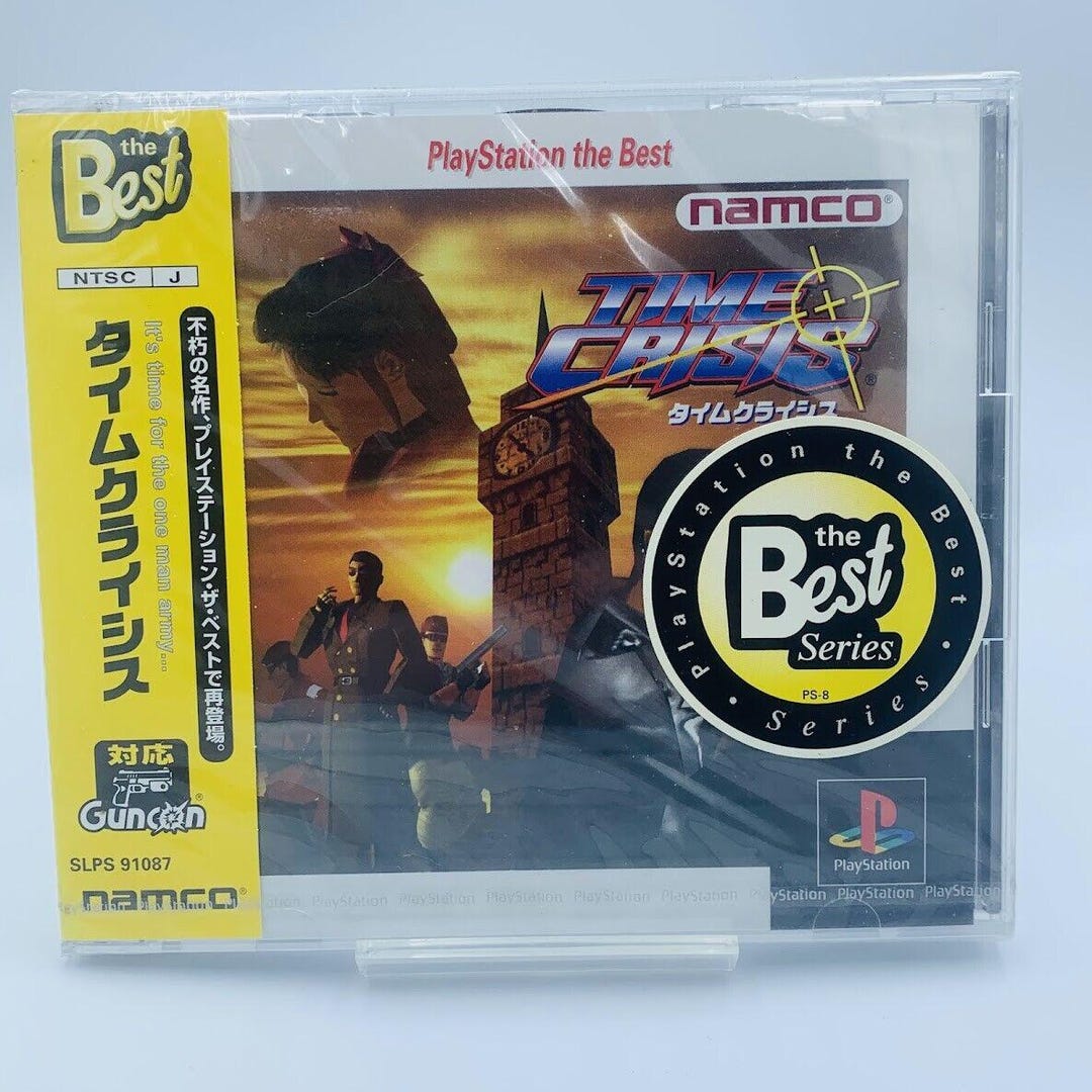 NEW SEALED Time Crisis Playstation the Best Ps1 Unopened Lightgun - Main Image