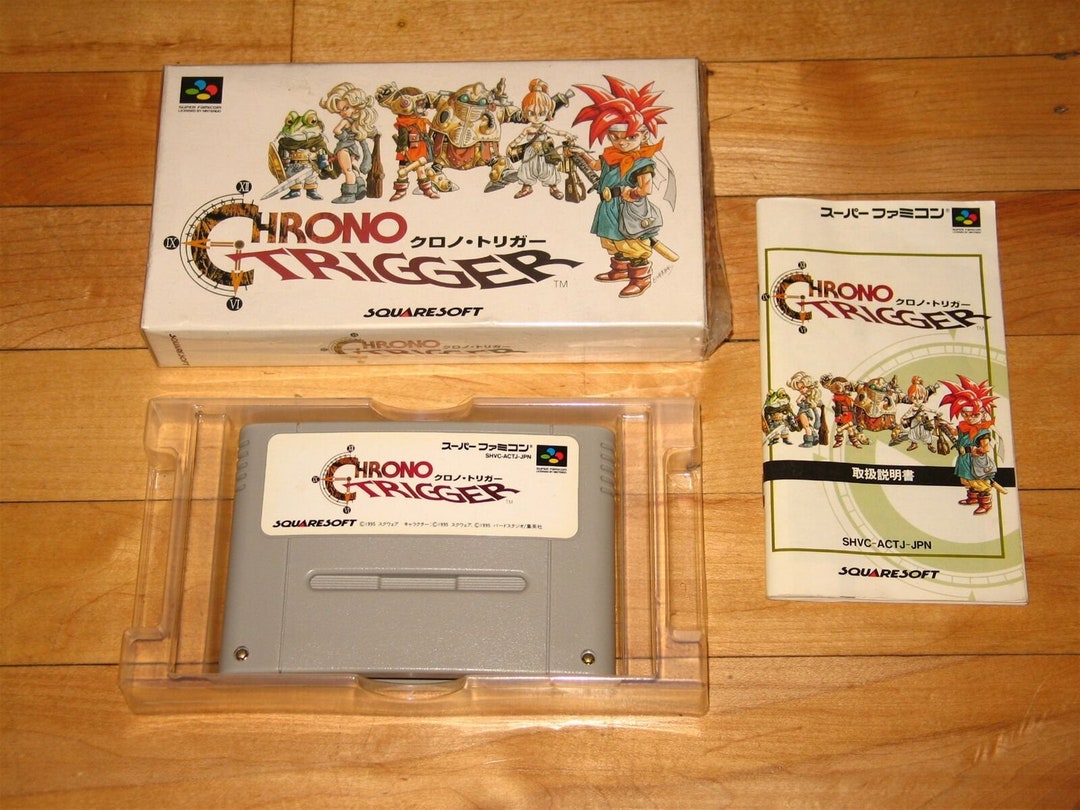 SNES -- Chrono Trigger -- Boxed. CanSave! Super famicom. Japan Game. 14892