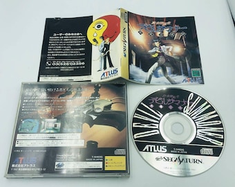 Shin Megami Tensei Devil Summoner Sega Saturn Japón con estuche y manual CIB