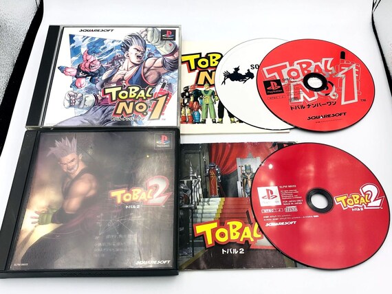 Tobal No. 1 & Tobal 2 Playstation 1 Japan 2-game 3-disc Set
