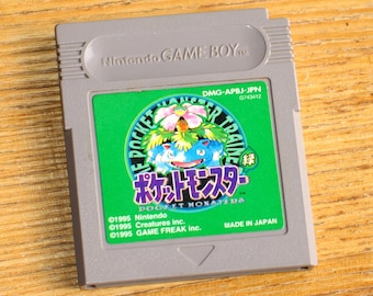 Pokemon Green Version Nintendo Game Boy Japan version NEW save battery installed