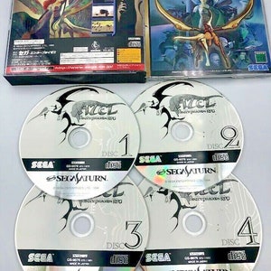 Azel: Panzer Dragoon RPG Panzer Dragoon Saga Sega Saturn Japan version w/ case image 1