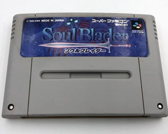 Soul Blader (Soul Blazer) Super Famicom Japan (Super Nintendo SNES) cartridge