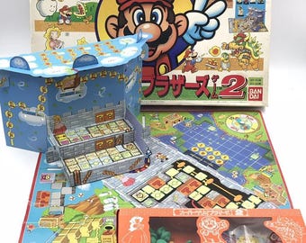 Super Mario Bros. 2 Board Game by Bandai Japan 1986 Lost Levels