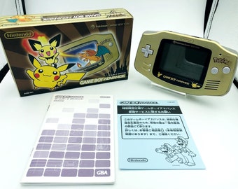 Pokémon Center New York Limited Edition Gold Game Boy Advance COMPLETE authentic