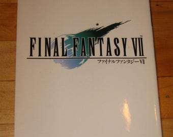 Final Fantasy VII V-Jump Strategy Guide (Japanese import) 1997 art book art book