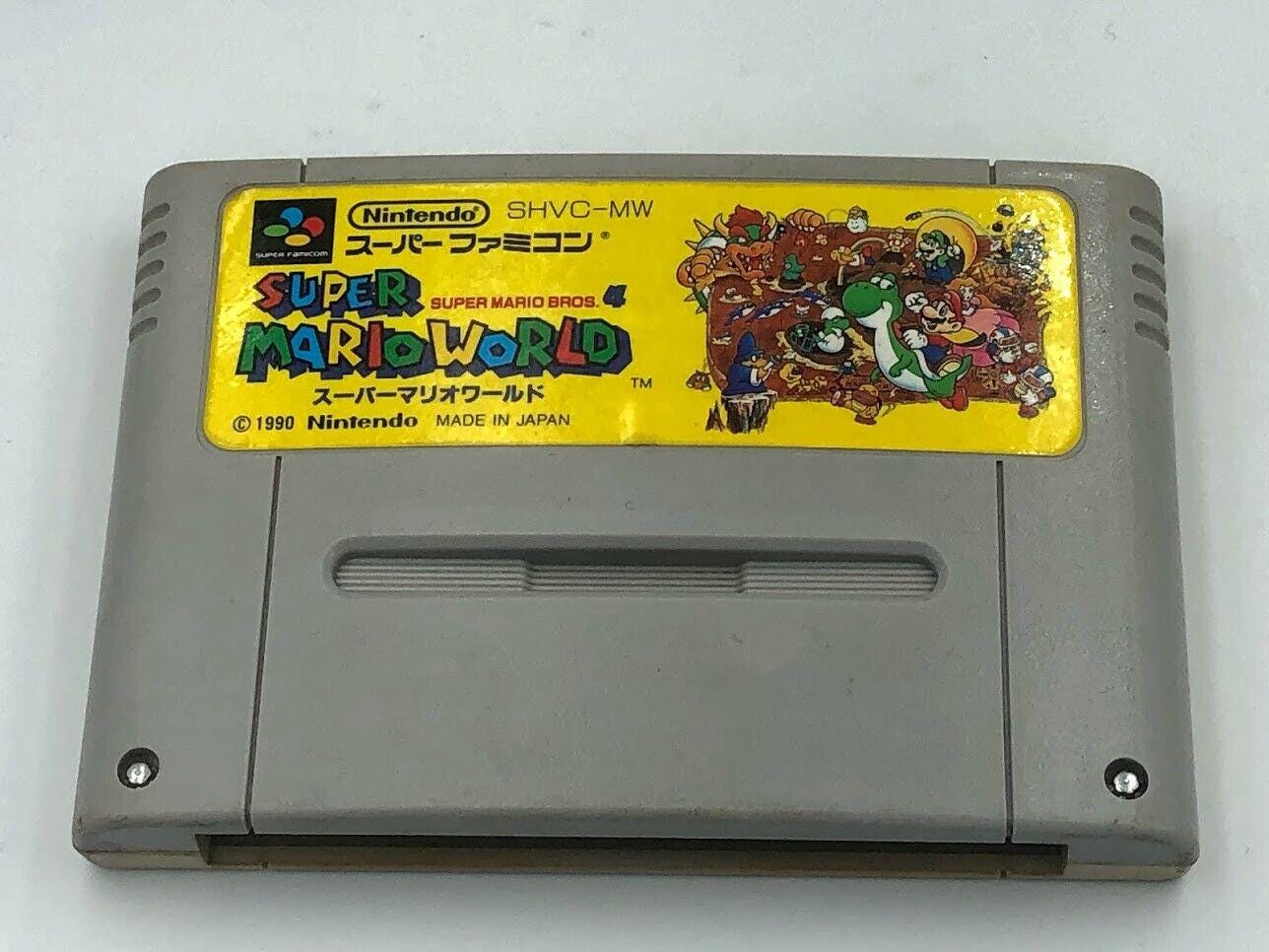 Jeu Super Mario World Super Famicom Version Japon (JPN) - Très Bon État - Jeu Rétro Nintendo