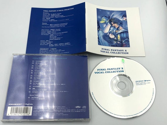 Final Fantasy X Vocal Collection Soundtrack Cd Digicube Etsy Final Fantasy X Vocal Collection Soundtrack Cd Digicube Etsy