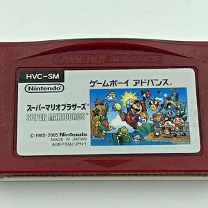 Super Mario Bros Brothers Famicom Mini Game Boy Voraus GBA 20th Wedding NES