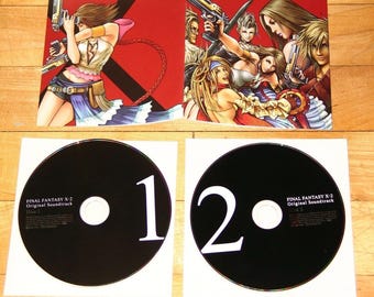 Final Fantasy X-2 Oryginalna ścieżka dźwiękowa X2 2-CD Squaresoft Avex autentyczna 2-płytowa