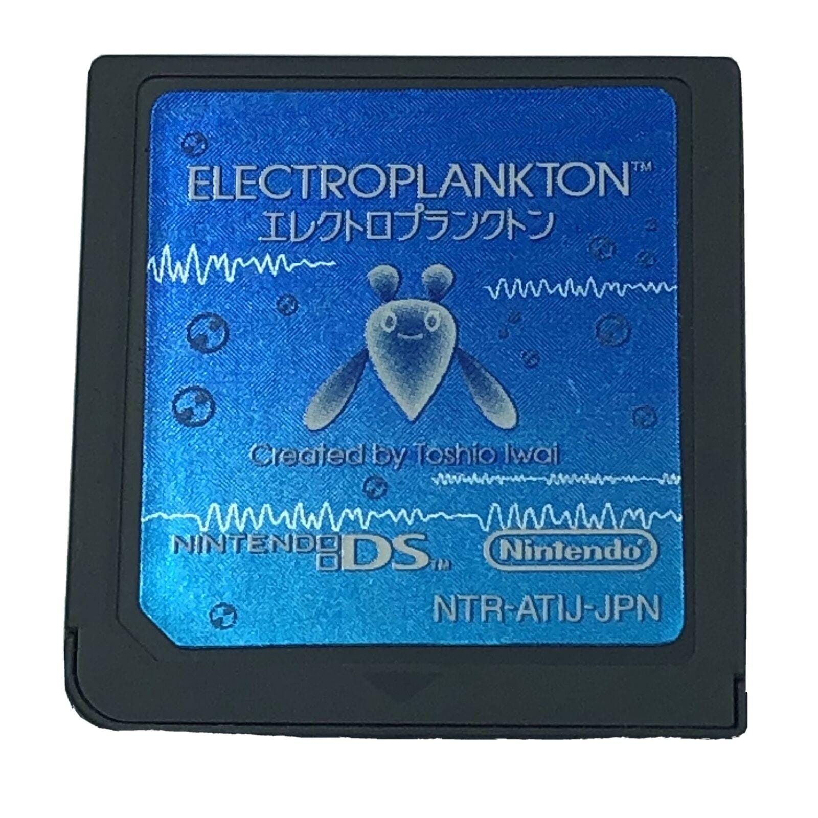 Electroplankton DS - jeu musical expérimental rare, édition Toshio Iwai