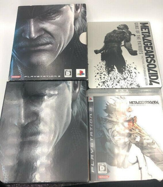 Metal Gear Solid 4 Limited Edition Japan First Print With Steelbook 2-disc  PS3 - Etsy