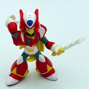 ZERO Rockman X Mega Mission 2 Figure Bandai 1996 Full Color Cross Japan 2.4&quot; 6cm