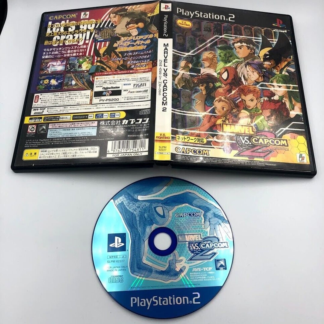 Jogo Patch De Luta Marvel Vs Capcom 2 Play2 Playstation 2