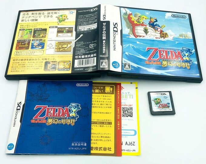 The Legend of Zelda Phantom Hourglass Nintendo DS Japan COMPLETE Case ...
