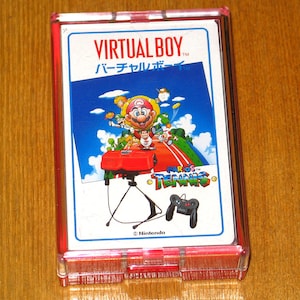 Die neue, ungeöffnete Spielkarten-Promo der Marke Nintendo für Virtual Boy Mario's Tennis ist versiegelt
