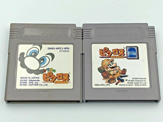 Buy Mario Picross 1+2 1&2 Nintendo Game Boy Japan 2-game Set