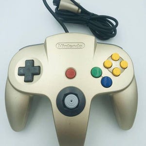 Nintendo 64 Gold Controller Bros authentic official golden N64 limited edition