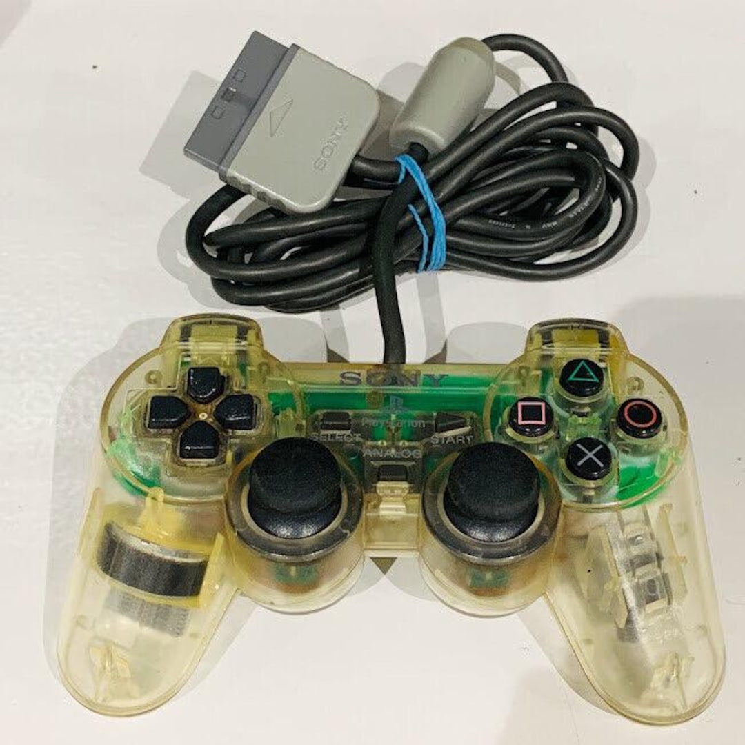CLEAR Playstation 1 Dualshock Controller SCPH-1200 PS1 Official