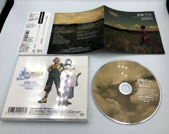 Final Fantasy X Suteki Da Ne single soundtrack CD Rikki vocal theme song w/ obi