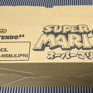Super Mario 64 original japanischer Versandkarton Nintendo 64 1996