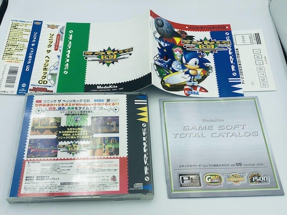ソニック・ザ・ヘッジホッグ CD セガ PC 日本 Windows 95/98/Me 特典帯
