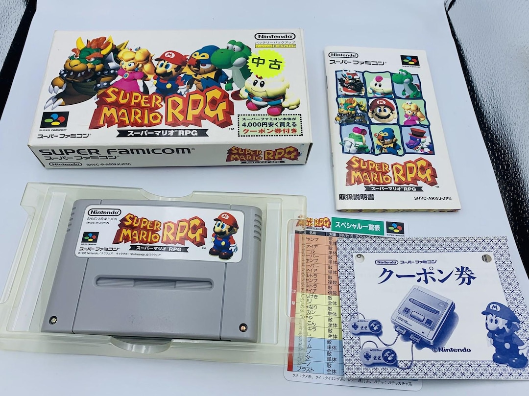 Super Mario RPG Super Famicom Japan Import COMPLETE With Box Manual ...